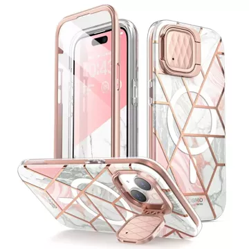 Etui Supcase Cosmo Mag MagSafe do Apple iPhone 15 Marble