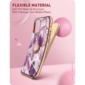 Etui Supcase IBLSN Cosmo Snap do Apple iPhone 13 Pro Marble Purple