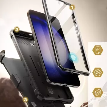 Etui Supcase Unicorn Beetle Pro 2-set do Samsung Galaxy S24+ Plus Black