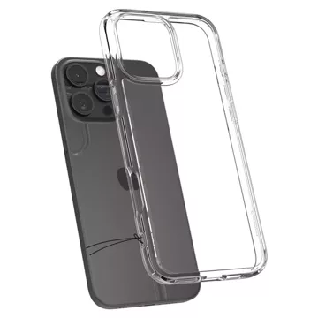 Etui + Szkło Spigen Ultra Hybrid do Apple iPhone 16 Pro Crystal Clear