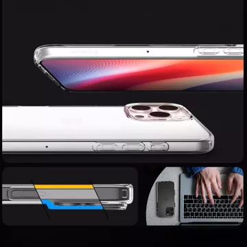 Etui + Szkło do iPhone 16 Pro  Max Spigen Liquid Crystal obudowa na telefon