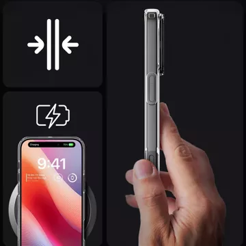 Etui + Szkło do iPhone 16 Pro  Max Spigen Liquid Crystal obudowa na telefon