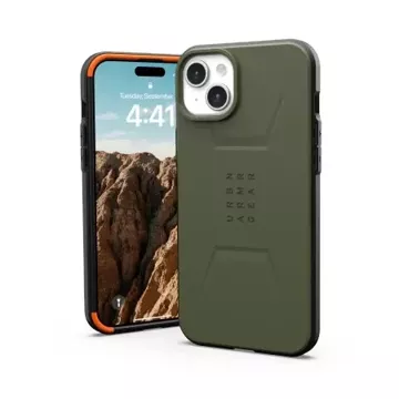 Etui UAG Civilian Magsafe - obudowa ochronna do iPhone 15 Plus (olive)