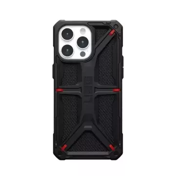 Etui UAG Monarch - obudowa ochronna do iPhone 15 Pro Max (kevlar black)