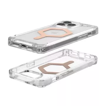 Etui UAG Plyo Magsafe - obudowa ochronna do iPhone 15 Pro Max kompatybilna z MagSafe (ice-rose gold)