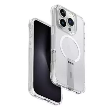 Etui UNIQ Eleva with Vertica Stand do iPhone 16 Pro 6.3" Przeźroczysty/Lucent Clear