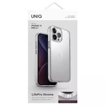 Etui UNIQ LifePro Xtreme do iPhone 15 Pro Max 6.7" przeźroczysty/crystal clear