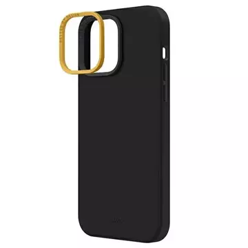 Etui UNIQ etui Lino do iPhone 14 Pro Max 6,7" czarny/midnidght black