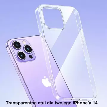 Etui USAMS Primary do iPhone 14 Pro Max 6,7" transparent IP14PMYS01 (US-BH798)