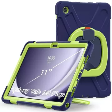 Etui X-Armor do Samsung Galaxy Tab A9+ Plus 11.0 X210 / X215 / X216 Navy Lime