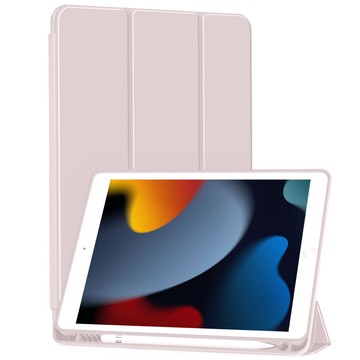 Etui do Apple iPad 10.2 9 gen 8/7 2021/2020/2019 Smart Pencil Case Alogy TPU obudowa na tablet Różowe