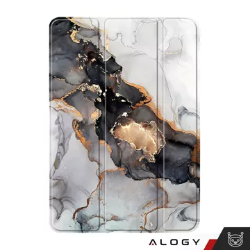 Etui do Apple iPad 10.9 gen 10 2022 obudowa na tablet Alogy Book Case Cloudy Marble Marmur