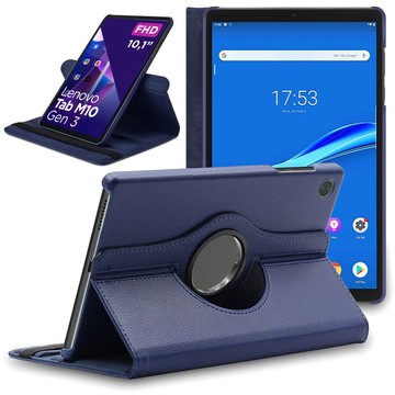 Etui do Lenovo Tab M10 Plus 10.6 2022 3gen 3 gen TB128XU TB125FU Case obrotowe 360 Alogy Granatowe