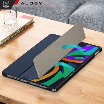 Etui do Lenovo Tab M11 10.95" TB330FU / TB330XU / TB331FC Book Case Cover z klapką obudowa futerał pokrowiec Alogy Granatowe