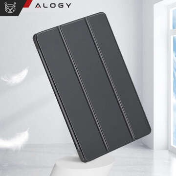 Etui do Lenovo Tab M11 10.95" TB330FU / TB330XU / TB331FC Book Case Cover z klapką obudowa futerał pokrowiec Alogy Szare + Rysik