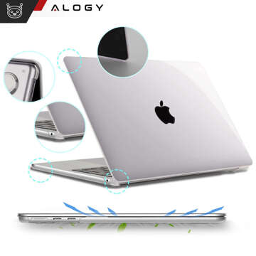 Etui do Macbook Air 15 M2 2023 A2941 Case obudowa pokrowiec Clear Alogy Hard Cover Przezroczyste