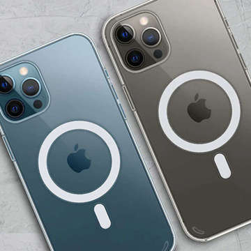 Etui do MagSafe Alogy Ultra Slim Mag do ładowarek Qi do iPhone 12/ Pro Przezroczyste