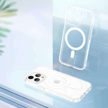 Etui do MagSafe Ultra Slim Alogy do Qi do iPhone 13 Pro 6.1 Przezroczyste + Szkło