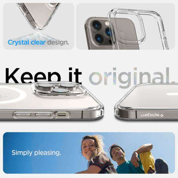 Etui do MagSafe obudowa Spigen Ultra Hybrid Mag do Apple iPhone 14 Pro Max White + Szkło