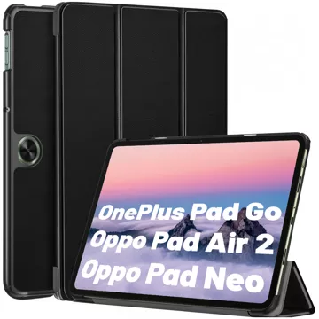 Etui do OnePlus Pad Go/Oppo Pad Air 2/Oppo Pad Neo 11.4" obudowa na tablet Case Alogy Book Czarny