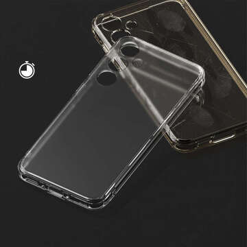 Etui do Samsung Galaxy A35 5G obudowa Case Cover Ringke Fusion Matte Clear matowe przezroczyste plecki + Szkło