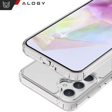 Etui do Samsung Galaxy A35 5G obudowa plecki futerał Hybrid Clear Case Alogy Przezroczyste