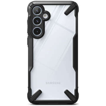 Etui do Samsung Galaxy A35 5G pancerne obudowa case plecki cover Ringke Fusion X Black + Szkło