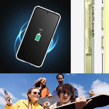 Etui do Samsung Galaxy A55 5G Spigen Ultra Hybrid Case obudowa plecki przezroczyste Crystal Clear