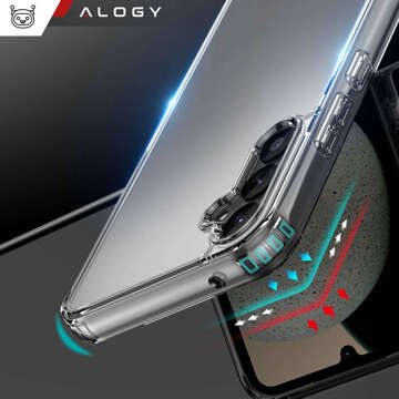 Etui do Samsung Galaxy A55 5G obudowa plecki futerał Hybrid Clear Case Alogy Przezroczyste