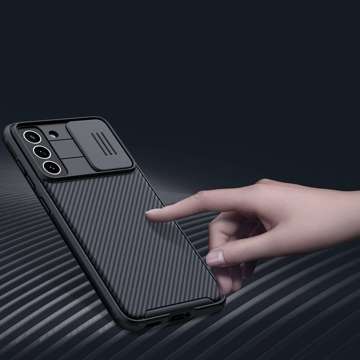 Etui do Samsung Galaxy S21 FE Nillkin CamShield Pro Black + Szkło