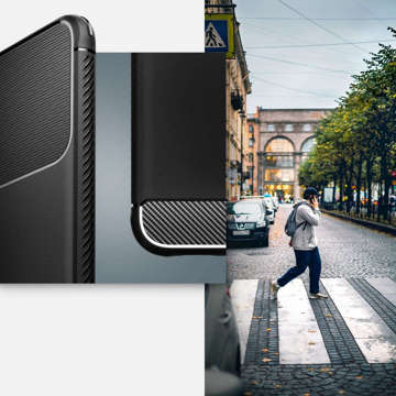 Etui do Samsung Galaxy S22 futerał Spigen Rugged Armor Matte Black + Szkło