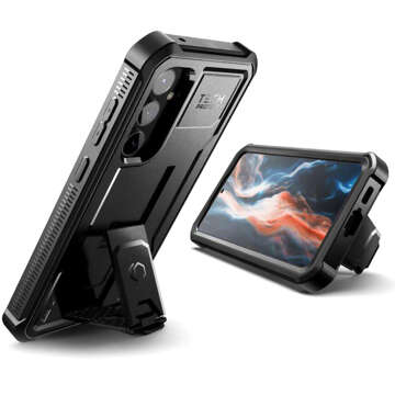 Etui do Samsung Galaxy S23 FE pancerne 360 case obudowa na telefon ochrona ekranu czarne