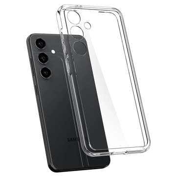 Etui do Samsung Galaxy S24+ Plus Spigen Ultra Hybrid Case obudowa plecki przezroczyste Crystal Clear + Szkło