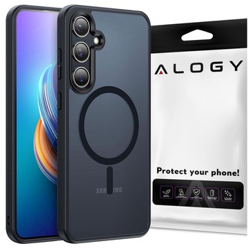 Etui do Samsung Galaxy S24+ Plus obudowa Mag Safe Case pokrowiec plecki na telefon MagMat matowe czarne
