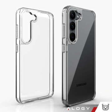 Etui do Samsung Galaxy S24+ Plus obudowa plecki futerał Hybrid Clear Case Alogy Przezroczyste + Szkło