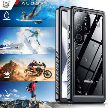 Etui do Samsung Galaxy S24 Ultra Pancerne wodoodporne IP68 360 Armor Case Alogy czarne