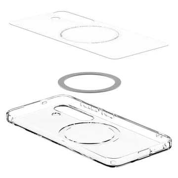 Etui do Samsung Galaxy S25 Spigen Ultra Hybrid Mag MagFit Case Obudowa Przezroczyste