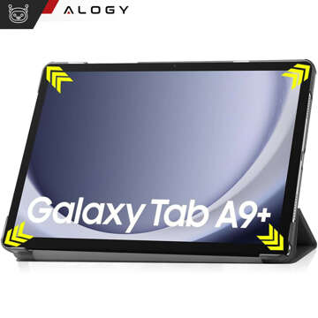 Etui do Samsung Galaxy Tab A9+ Plus 2023 11" (X210/X215/X216) obudowa z klapką na tablet Slim Case Alogy Szare