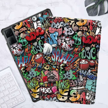 Etui do Xiaomi Redmi Pad SE 2023 11" Smart Case Cover z klapką obudowa futerał pokrowiec Graffiti