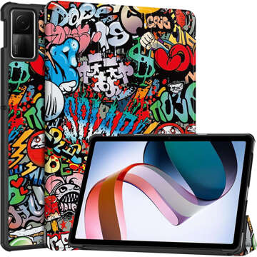 Etui do Xiaomi Redmi Pad SE 2023 11" Smart Case Cover z klapką obudowa futerał pokrowiec Graffiti