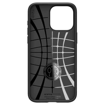 Etui do iPhone 15 Pro Spigen Liquid Air Case obudowa plecki ochronne Matte Black + Szkło