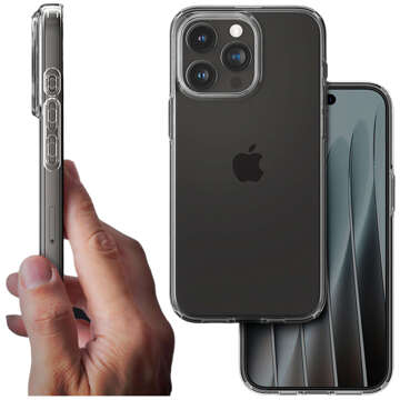 Etui do iPhone 15 Pro Spigen Liquid Crystal Case obudowa ochronna na telefon Crystal Clear