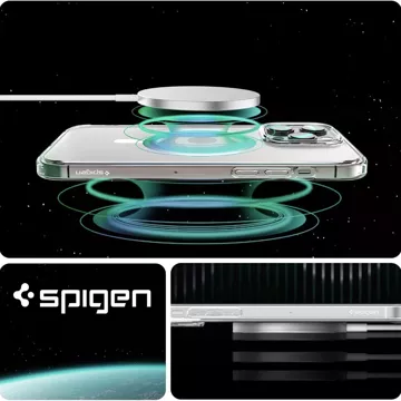 Etui do iPhone 15 Pro Spigen Ultra Hybrid MagFit do MagSafe obudowa ochronna na telefon Carbon Fiber