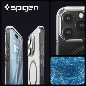 Etui do iPhone 15 Pro Spigen Ultra Hybrid MagFit do MagSafe obudowa ochronna na telefon Carbon Fiber