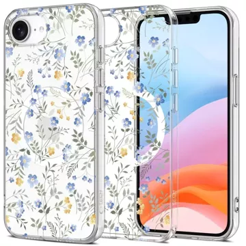 Etui do iPhone 16e Tech-Protect FlexAir MagSafe Spring Flowers