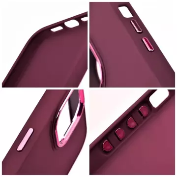 Etui futerał FRAME do Apple iPhone 15 Pro Max fioletowy