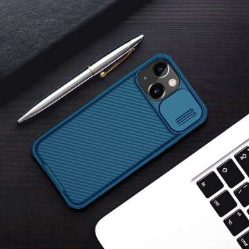 Etui futerał Nillkin CamShield case do Apple iPhone 13 Mini Niebieskie