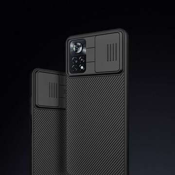 Etui futerał Nillkin CamShield case do Xiaomi Poco X4 Pro 5G Black + Szkło