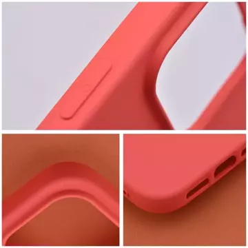 Etui futerał SILICONE do Apple iPhone 15 Pro Max brzoskwiniowy