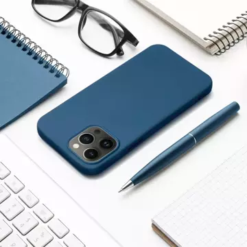 Etui futerał SILICONE do Apple iPhone 15 Pro Max niebieski